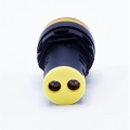 Indicateur LED - jaune, AC / DC 24 V