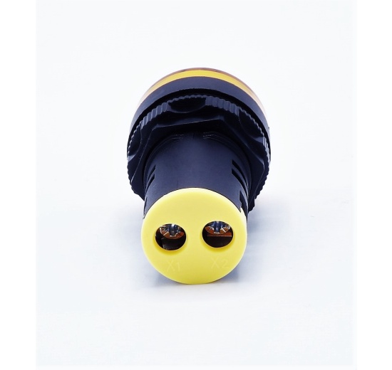 Indicateur LED - jaune, AC / DC 24 V
