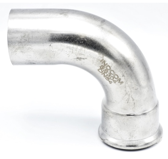 Coude 90°, raccords pressés, F/M