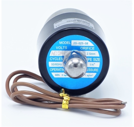 Électrovanne en acier inoxydable 2/2, G 1/4 " | AC24V, NC