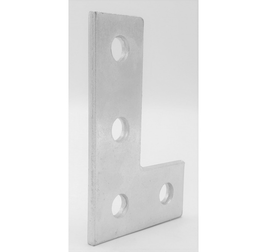 Accouplement de poutre en L galvanisé, système de montage et d'ancrage