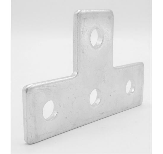 Accouplement de poutre en T galvanisé, système de montage et d'ancrage