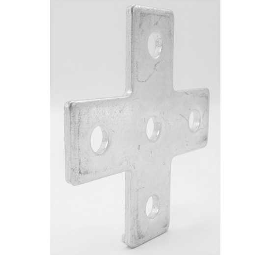 Accouplement de poutre en X galvanisé