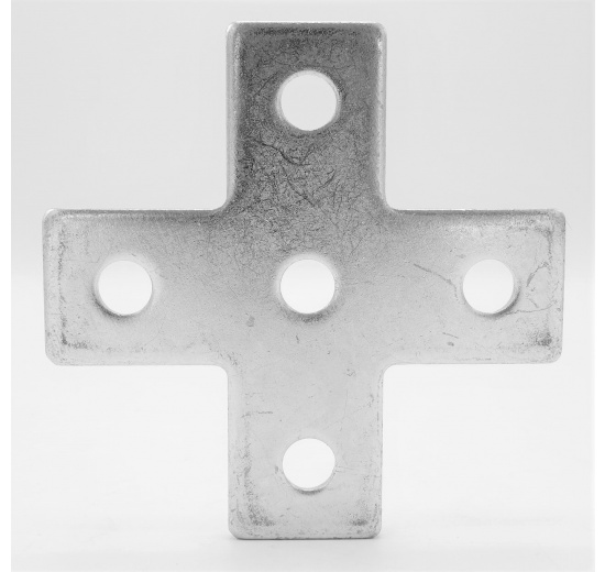 Accouplement de poutre en X galvanisé