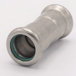 Accouplement, raccord à sertir, F 15 mm, inox