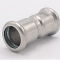 Accouplement, raccord à sertir, F 18 mm, acier inoxydable