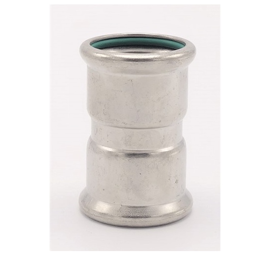 Accouplement, raccord à sertir, F, 35 mm, acier inoxydable