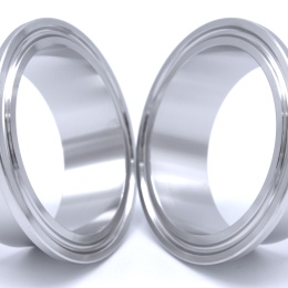 Acier inoxydable Connexion CLAMP DIN 32676 set | DN50-2" (K64)