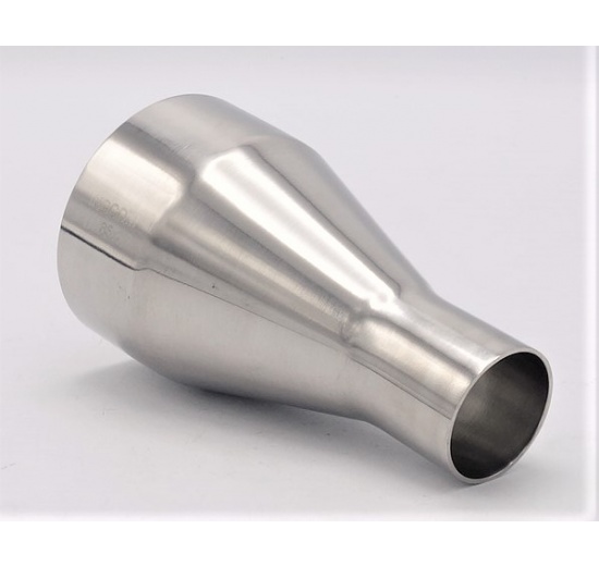 Acier inoxydable Réductions concentriques, à souder S-S, longues DN 65/32