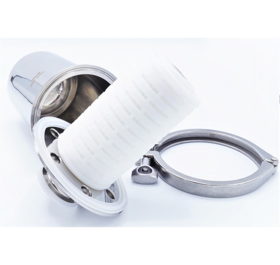 Filtre de ventilation, Clamp connexion