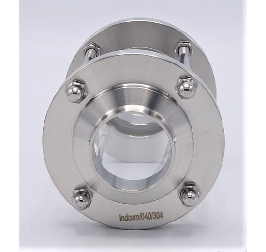 Sanitaire verre de viséur droit, à souder