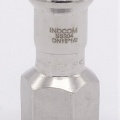 Adaptateur de pressage/filetage interne 15 mm_1/2", acier inoxydable