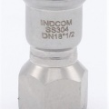 Adaptateur de pressage/filetage interne 18 mm_1/2", inox