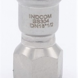 Adaptateur de pressage/filetage interne 18 mm_1/2", inox