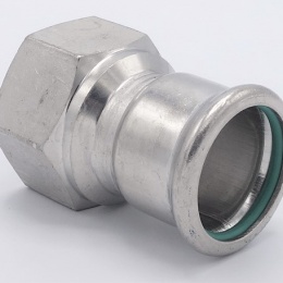 Adaptateur de pressage/filetage interne 28 mm_1" inox