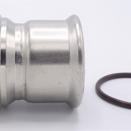 Adaptateur de pressage/filetage interne 54 mm_2", acier inxydable