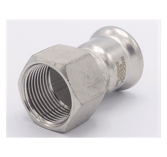 Adaptateur de pressage/filetage interne, inox