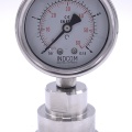 Manomètre inox avec membrane de séparation-CLAMP, cadran 63 mm 	Mesure de pression