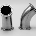 nerezové CLAMP DIN 32676  bezešvé koleno 45°