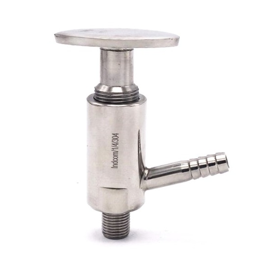 Vanne d'échantillonnage en inox, Clamp type | 1/4"