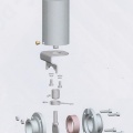 Vannes papillon pneumatiques, en inox, tri CLAMP | DN32