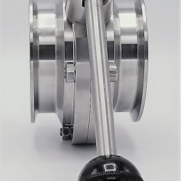 inox sanitaire CLAMP vanne papillon