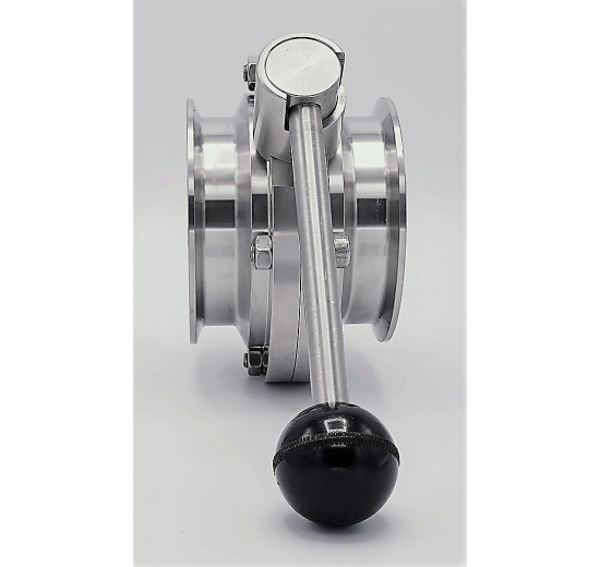 inox sanitaire CLAMP vanne papillon