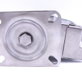 Roulettes de transport, acier inoxydable, diamètre 150 mm