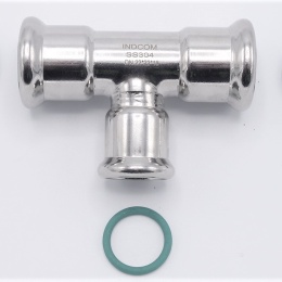 Pièce en T, pressage, réduite F/F/F 22_18_22