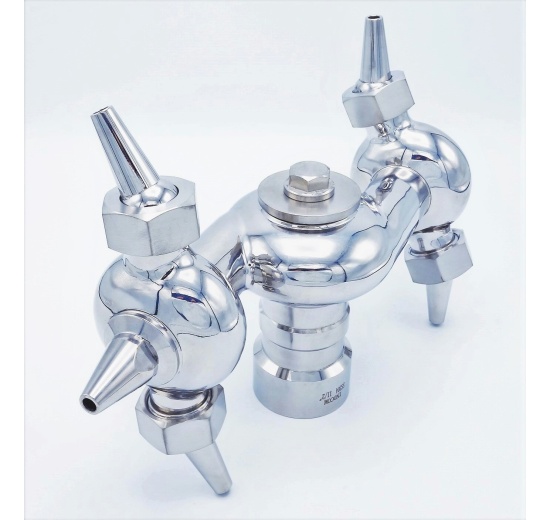 Boule de nettoyage rotative à jet, filetée 6/4”, inox