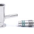 Vanne d'échantillonnage en acier inoxydable, connexion CLAMP 32676 Armatures inoxydables