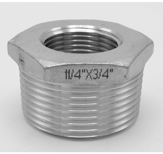 Inox Réduction de filetage de l'extérieur/de l'interieur type 325, 5/4"x3/4"