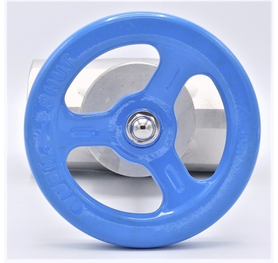 Vanne à soupape, d'arrêt, en acier inoxydable | 2 1/2”