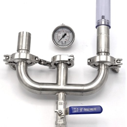 Vanne de spunding CLAMP  Vanne de sécurité pour cuve de fermentation