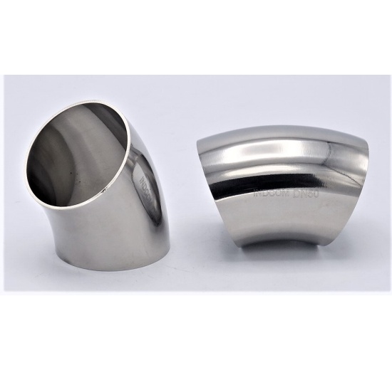 Coudes, à souder 45° | DN50 (52x1,5mm), inox