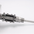 Thermomètres bimétalliques en acier inoxydable, tige d'immersion de réservoir, connexion angulaire