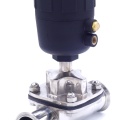 Vanne à membrane, commande: actionneur pneumatique, raccordement: CLAMP C-C (fermé sans pression)