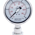 Manomètre inox avec membrane de séparation-CLAMP, cadran 100 mm | 0-10 bar
