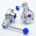 Vannes papillon DIN mâle/soudées (type G-S), en inox | DN20