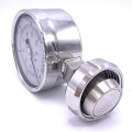 Manomètre avec séparateur à membrane - visserie alimentaire DIN 11851, cadran 100 mm, matrice DN25| 0-10 bar