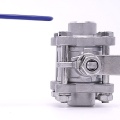 Robinet à tournant sphérique, acier inox avec plein débit, en trois parties, soudé | DN20 (27x4mm)