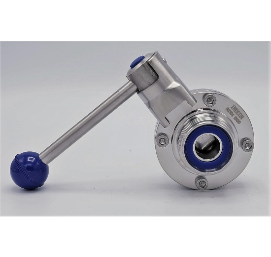 sanitaire vanne papillon DN 20 G-G