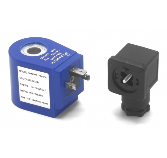 Bobine pour électrovanne en acier inoxydable