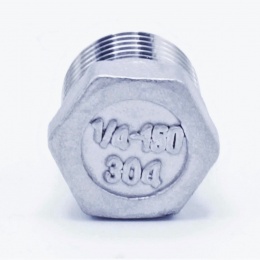 Bouchon Mâle Inox, Type 330 1/4", acier inoxydable