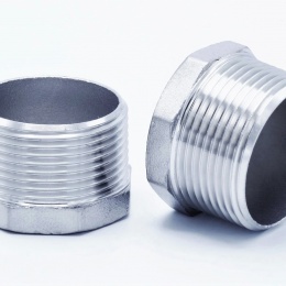 Bouchon Mâle Inox, Type 330 5/4" (1 1/4"), raccords filetés