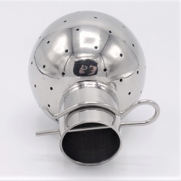 Boule de nettoyage fixe, à goupilles, inox 23/25,5 mm, diamètre boule 52 mm, trous 1,3 mm