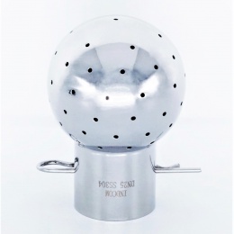 Boule de nettoyage fixe, à goupilles, inox