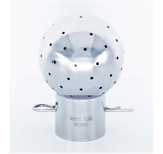 Boule de nettoyage fixe, à goupilles, inox