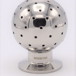 Boule de nettoyage fixe, connexion CLAMP DN25