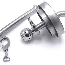 Boule de nettoyage fixe, connexion CLAMP | DN25
